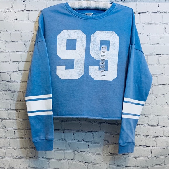 Freeze Sweaters - Freeze | Pale Blue 99 Cropped Sweater